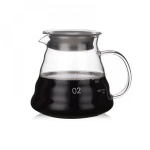سيرفر V60 زجاج 600 مل - مقاس 02 | V60 Coffee Server 600ml