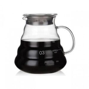 سيرفر V60 زجاج 800 مل - مقاس 03 | V60 Coffee Server 800ml